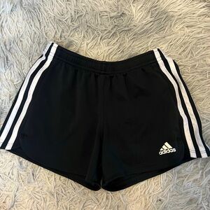 Adidas Girls Stripe Mesh Shorts
